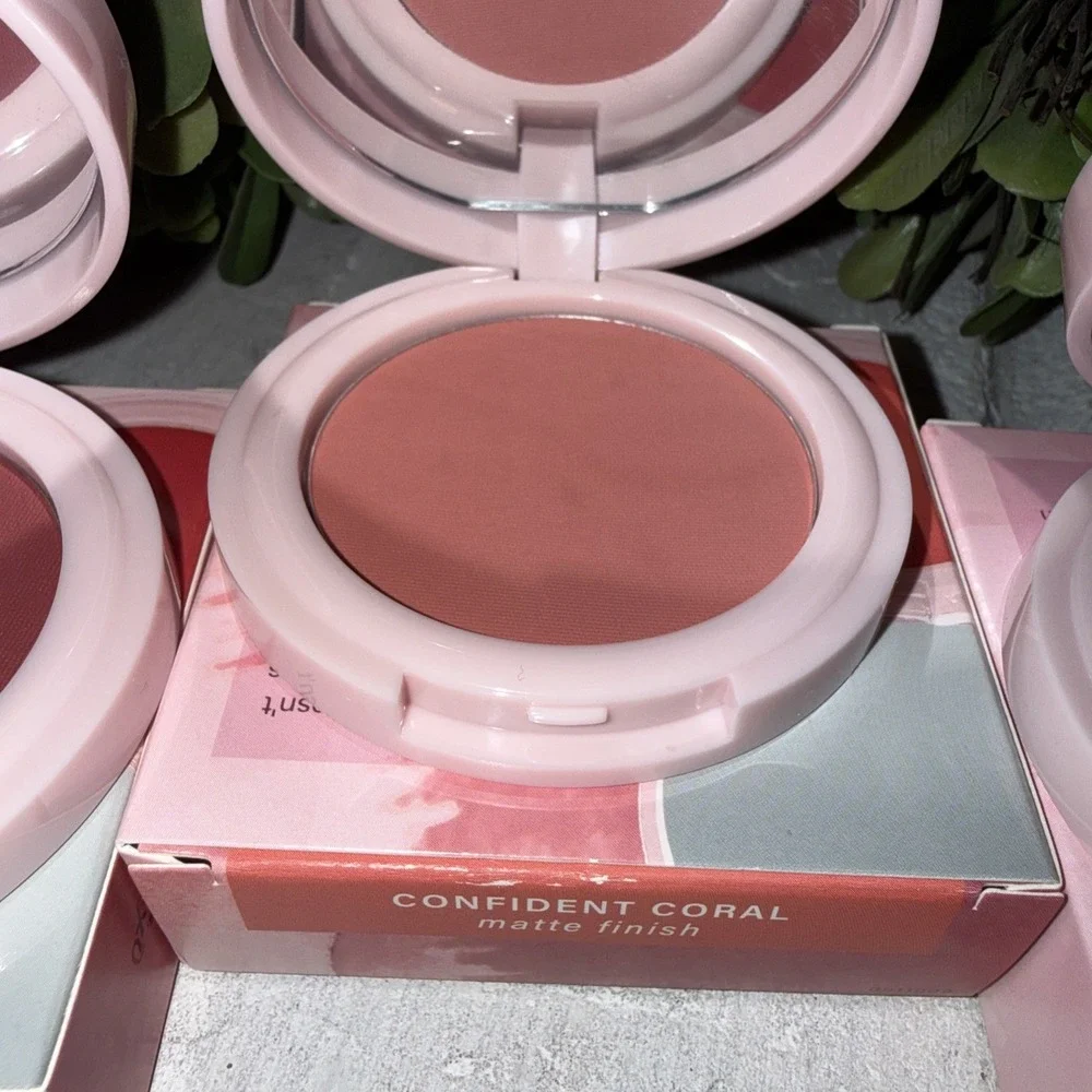Mally Bulletproof Powder Blush in Robust Rose, Proud Pink, And Confident‎ Coral